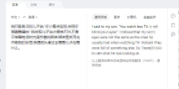 网易有道翻译怎么整句翻译？