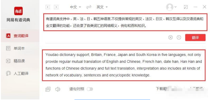 有道翻译怎么选择词库？